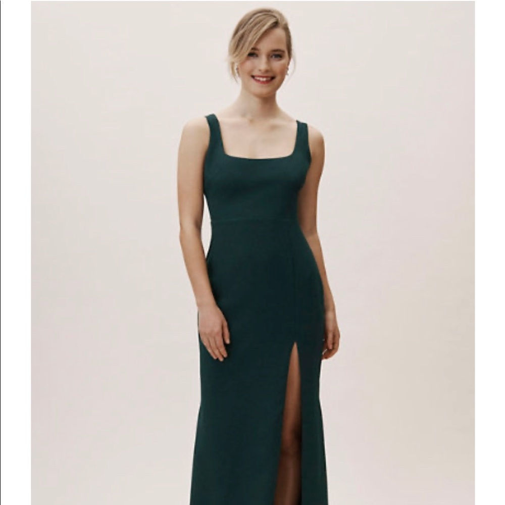 BHLDN Adena Dress Dark Emerald NWT